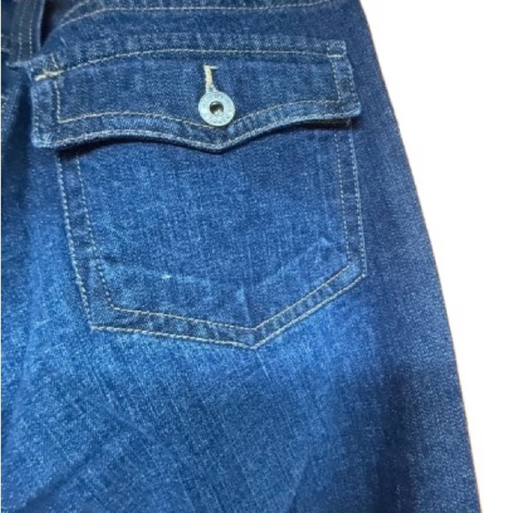 Blue Denim Jeans with Pocket Detail